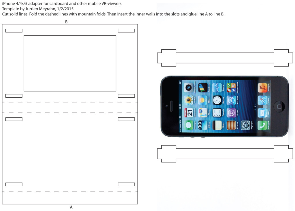 google cardboard iPhone 5 adapter jurrien meyrahn